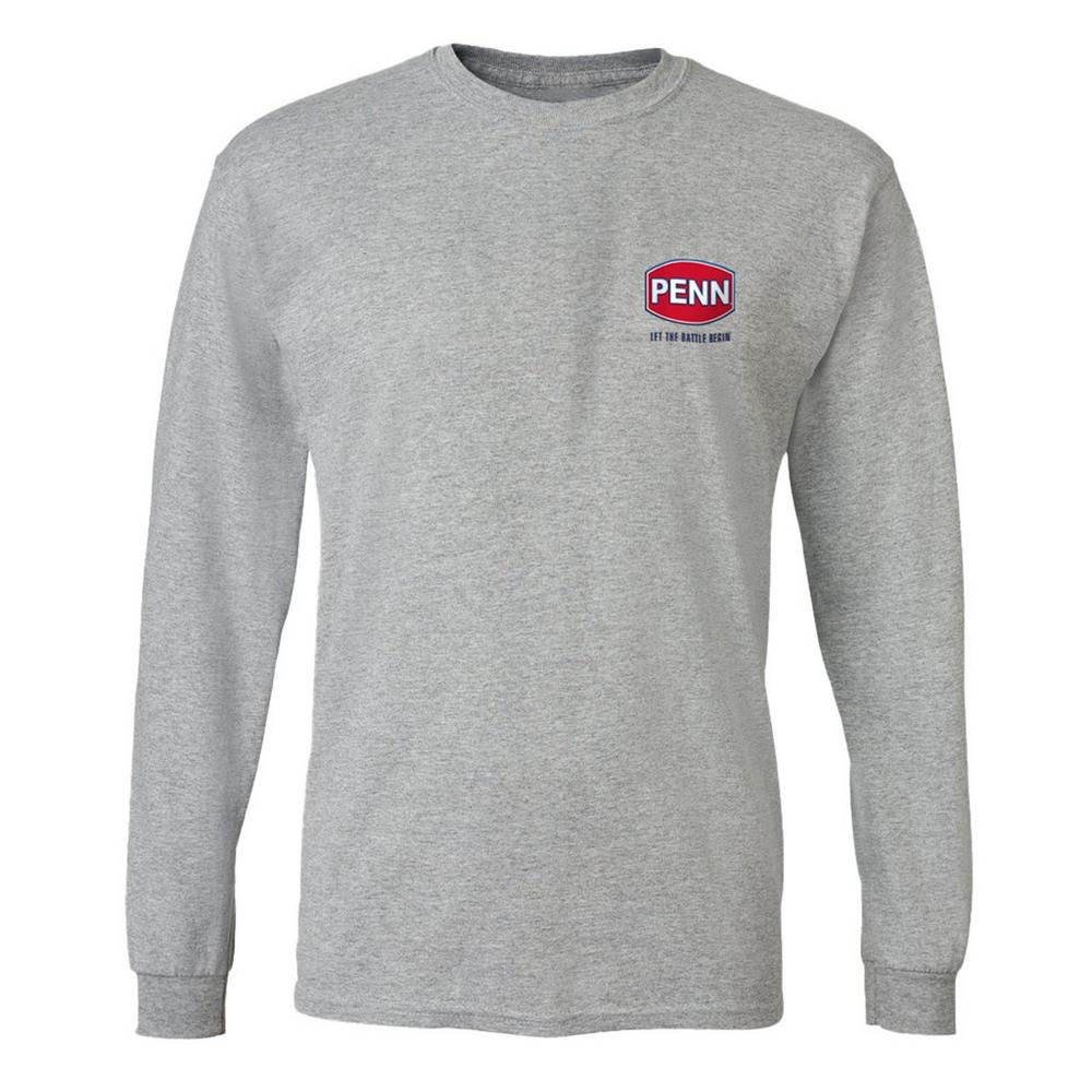 Penn Long Sleeve T-Shirt Grey - Large