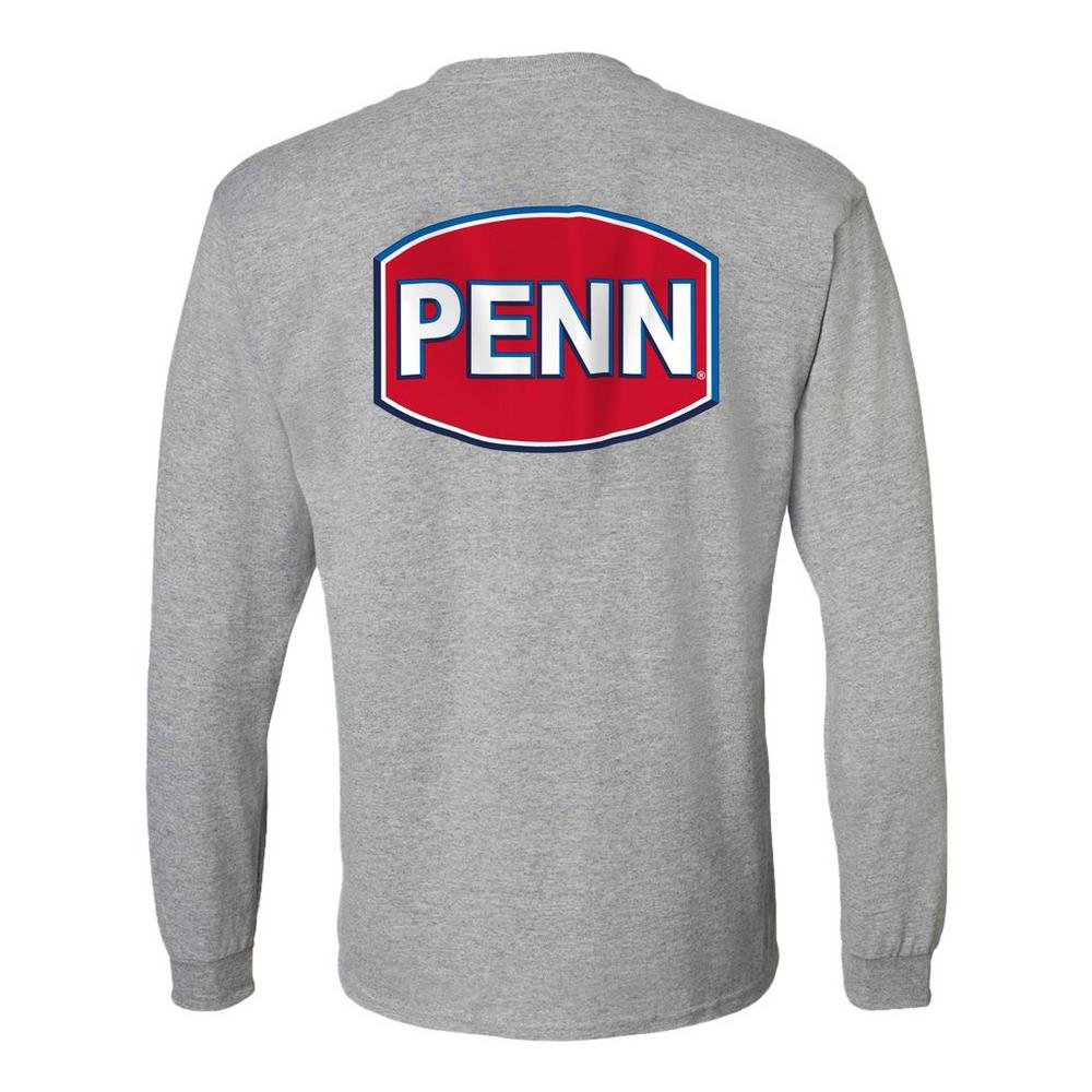 Penn Long Sleeve T-Shirt Grey - Large