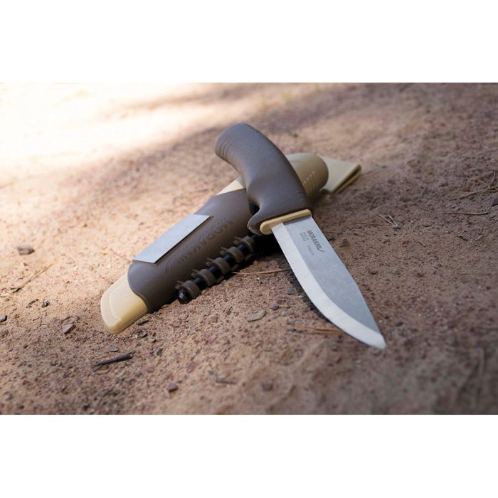 Mora Bushcraft Survival Knife - Desert