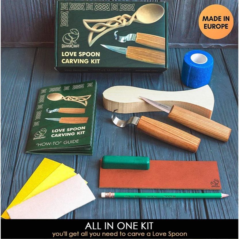 BeaverCraft Celtic Spoon Carving Kit