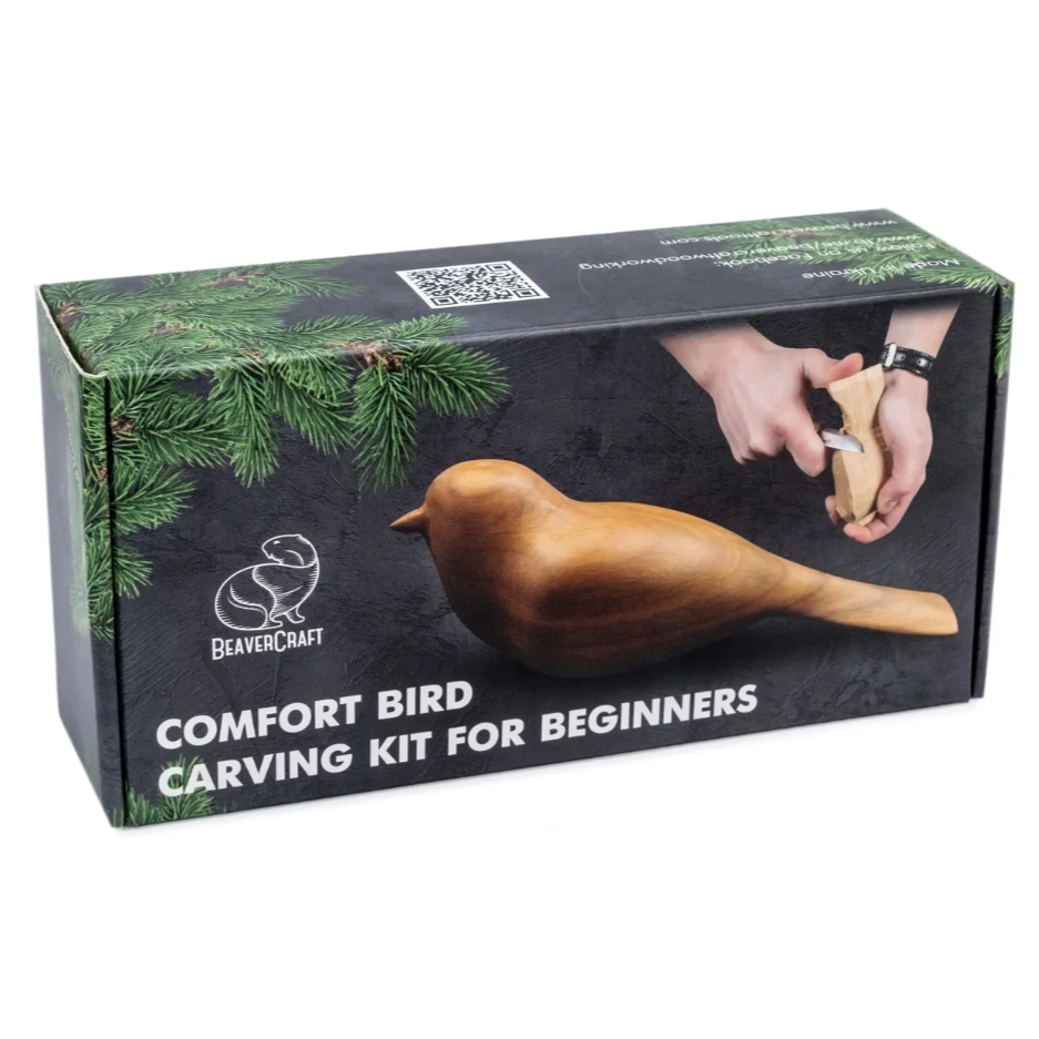 BeaverCraft Comfort Bird Carving Hobby-Kit